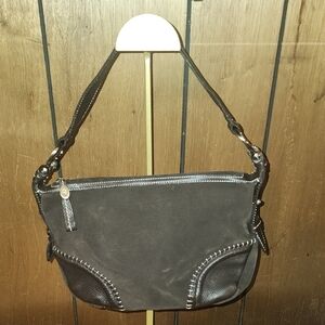 Donald Pliner Suede Hobo Shoulder Bag